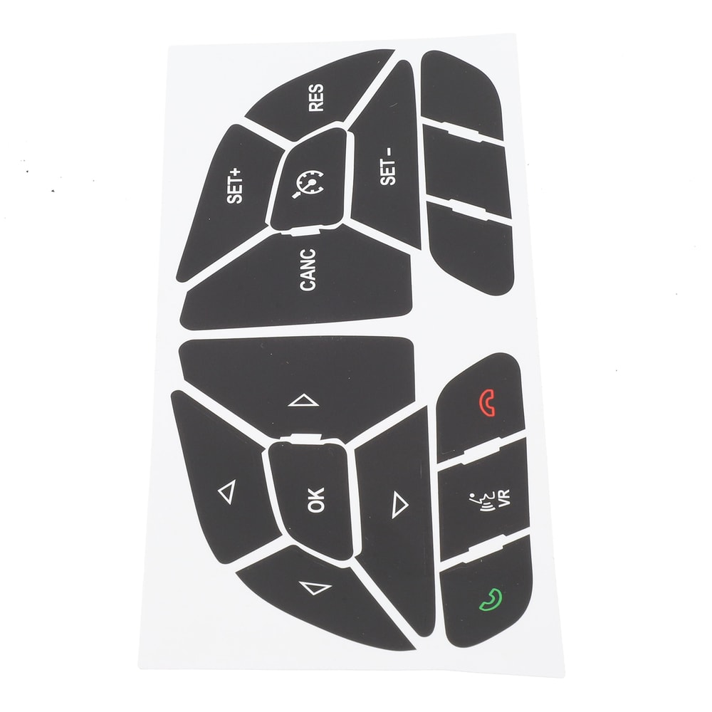 Button Repair Decals For Car Steering Wheel Automotive Interior Stickers Accessories 1