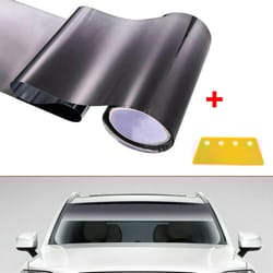 protective solar tint window films, car sun visor strip tint for front windshield shade and car glass