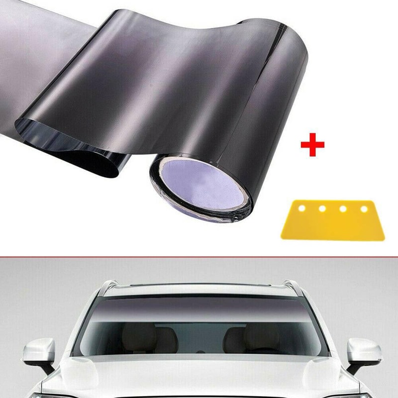 Protective Solar Tint Window Films Car Sun Visor Strip Tint For Front Windshield Shade And Car Glas 0