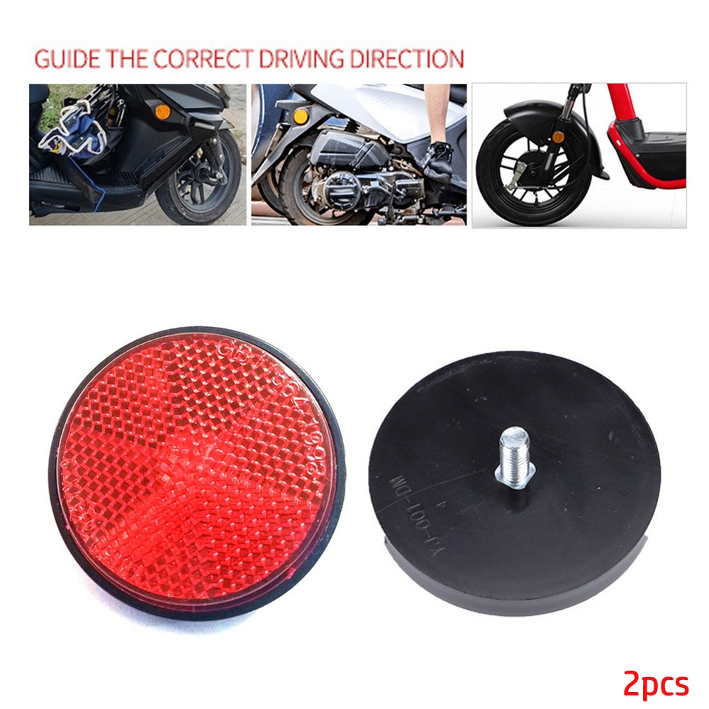 Motorcycle Night Reflector Circular Reflector For Cars Trucks Refraction Light 3