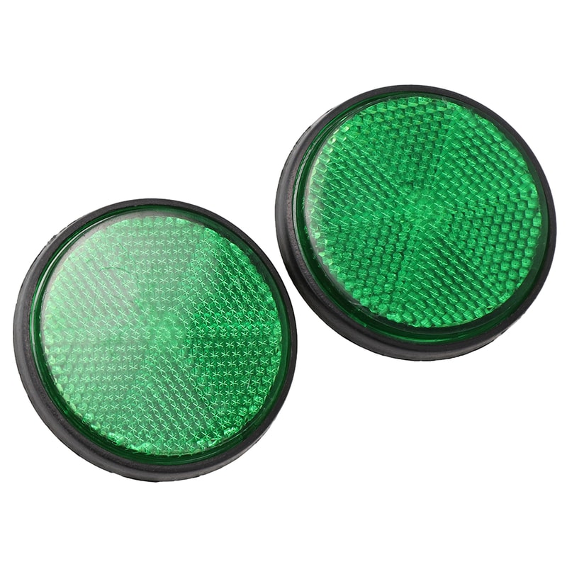 Motorcycle Night Reflector Circular Reflector For Cars Trucks Refraction Light 4
