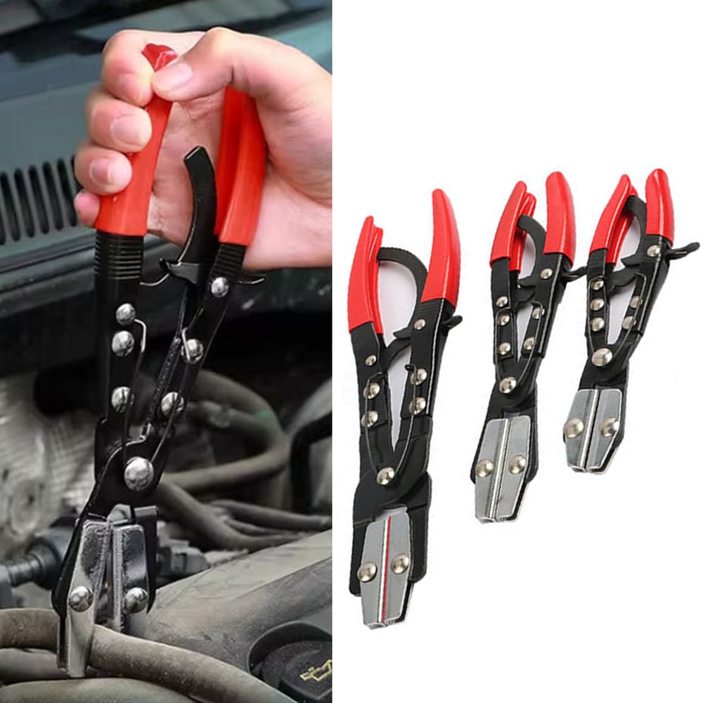 Hose Clamp Pliers Automotive Oil Cutting Tools Ratchet Pliers For Repairs 0