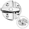 Stainless Steel Round Catch Latch Boat Door Catch Lock Marine Cabinet Hardware 2