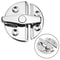 Stainless Steel Round Catch Latch Boat Door Catch Lock Marine Cabinet Hardware 2