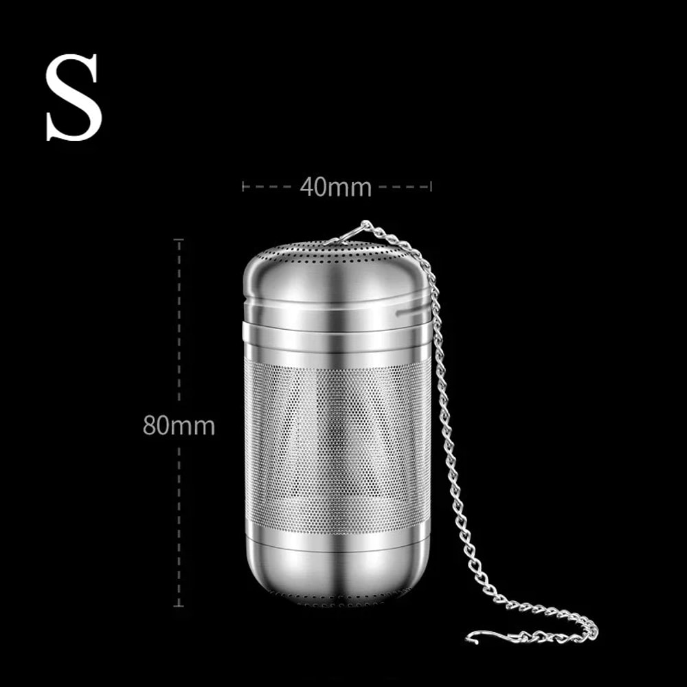 Stainless Steel Tea Infuser Seasoning Strainer Ball Fine Mesh Spice Strainer For Tea Leaves Teapot 2