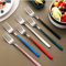 Portable Cutlery Set With Box Stainless Steel Dinner Knife Fork Spoon Chopsticks Fourpiece Tablewar 1