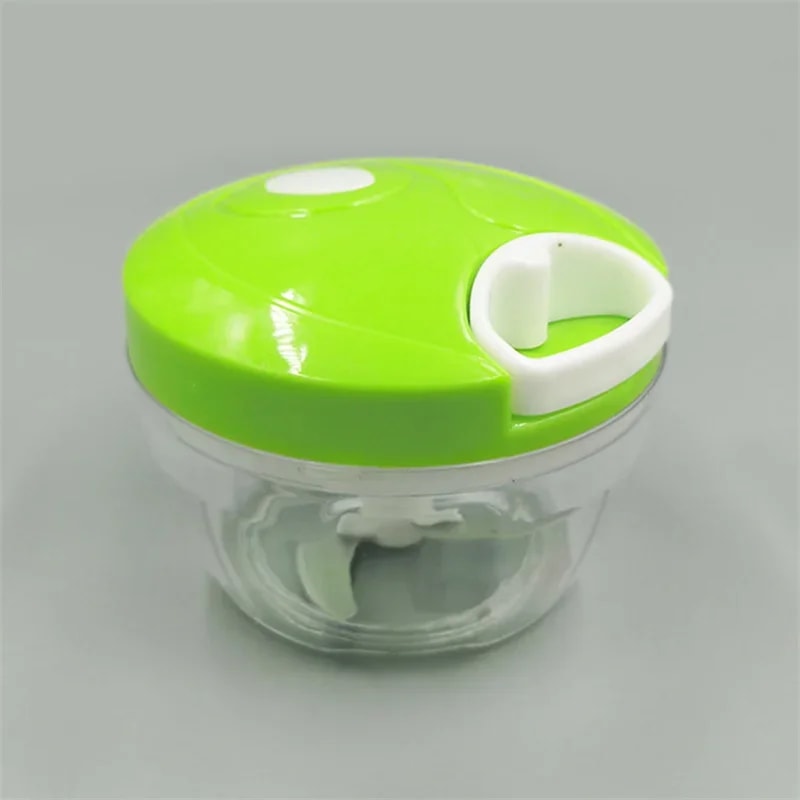 Portable Garlic Masher Mini Food Shredder Processor Manual Rope Onion Cutter Vegetable Meat Mincer 3