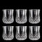 Vintage Relief Whiskey Glass Cup Diamond Shaped Mini Shot Glass Household Bar Drinking Tools 2