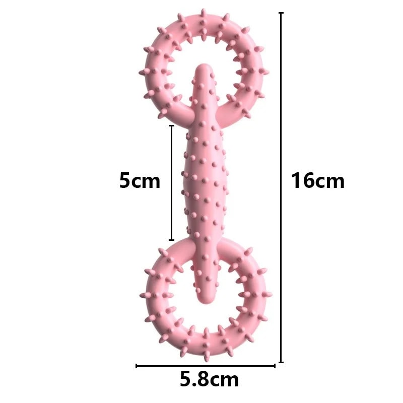 Dog Pull Ring Puppy Chewing Toy Indestructible Pet Pull Ring Toys Interactive Puppy Chew Toy For Bo 5