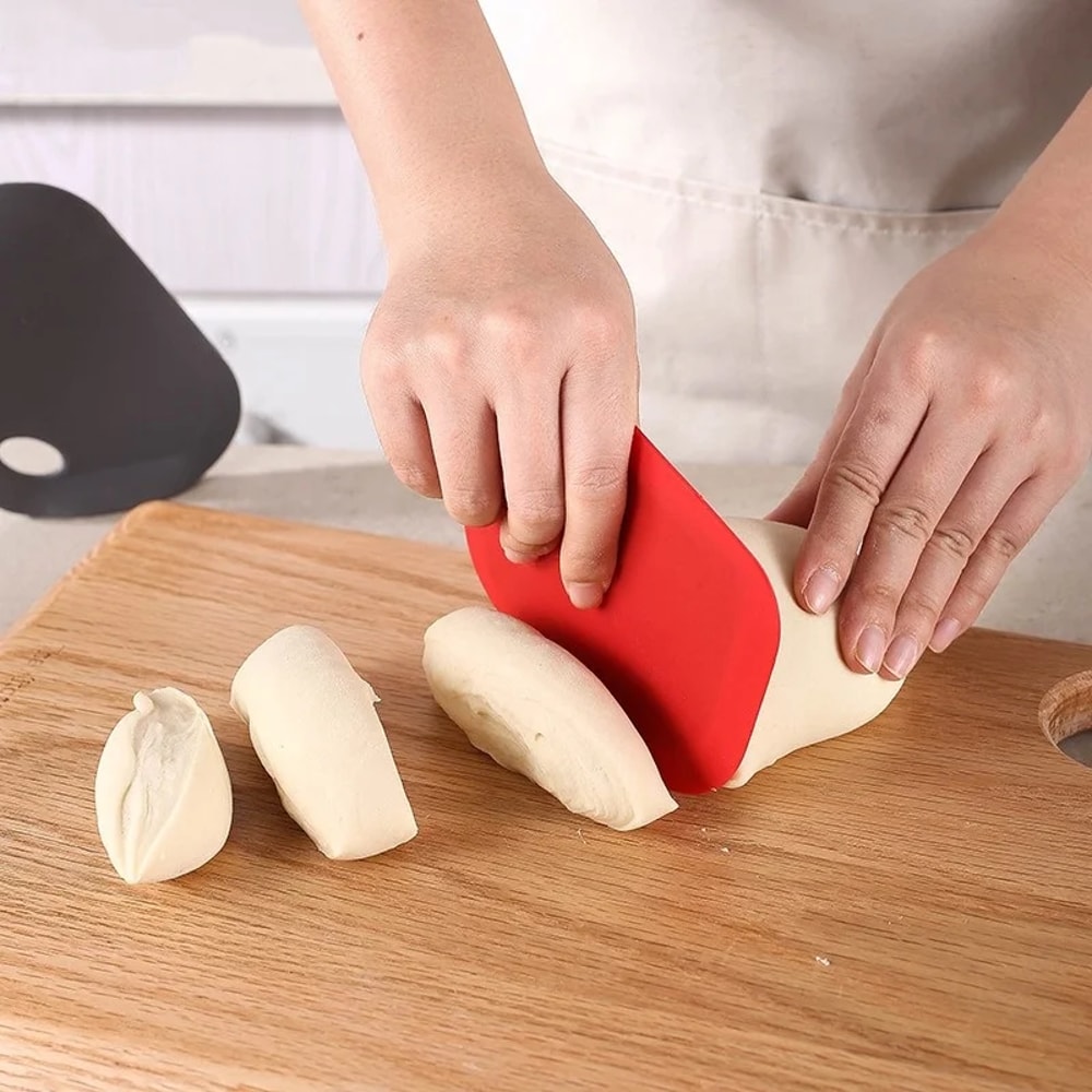 Silicone Dough Slicer Pastry Pizza Cutter Blade Dough Scraper For Baking Kitchen Tool 1