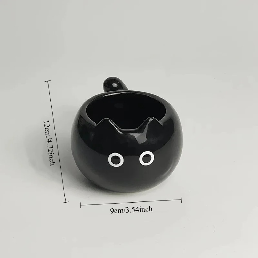 Creative Siamese Cat Shaped Ceramic Mug For Coffee Office Milk Drinking 4