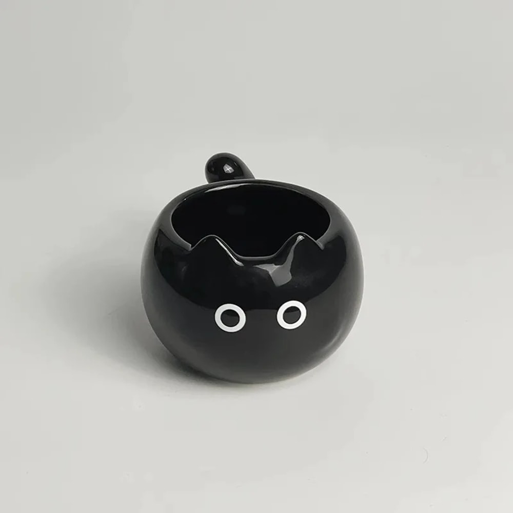 Creative Siamese Cat Shaped Ceramic Mug For Coffee Office Milk Drinking 3