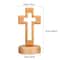 Holy Cross Wood Crucifix Statue Jesus Wall Wooden Religious Christian Table Ornament Gifts 2