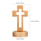 Holy Cross Wood Crucifix Statue Jesus Wall Wooden Religious Christian Table Ornament Gifts 2