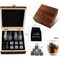 Whiskey Stones Glasses Set For Men Fathers Day Gift Granite Ice Block In Wooden Bottle Box For Dad 2