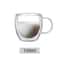 Double Layer Transparent Glass Cup HeatResistant Coffee Cup With Handle High Borosilicate Glass Rou 2