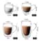 Double Layer Transparent Glass Cup HeatResistant Coffee Cup With Handle High Borosilicate Glass Rou 1