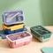Lunch Bags For Children Bento Box With Tableware Thermal Bag Kit Portable Microwavable Heating 0