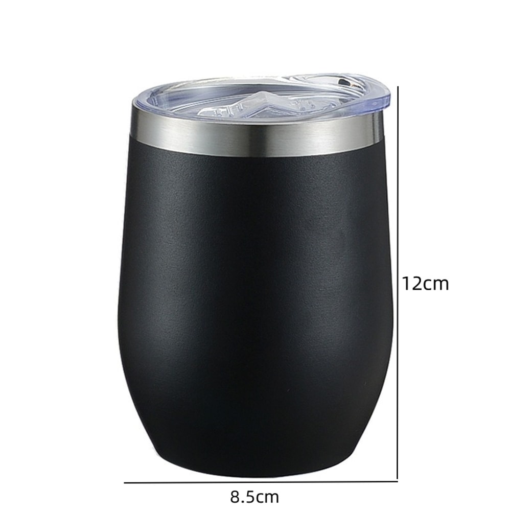 Stainless Steel Eggshell Cup Thermos Bottle Portable Coffee Cups Water Bottle For Office School Tra 5