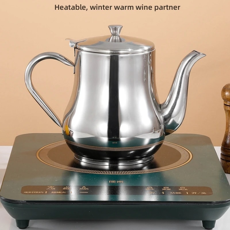 Multiuse Stainless Steel Oil Pot With Leak Mesh Thickened Kitchen Sauce And Vinegar Storage Tank 2