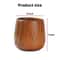 High Quality Retro Handmade Natural Wooden Cup Reusable Tea Cup Jujube Wood Kitchen Supplies 2
