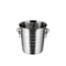 Portable Ice Chiller Cooler Stainless Steel Ice Bucket With Comfortable Handle Twoear Wine Tooling 3