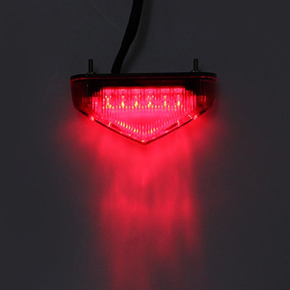 Rear Tail Light Lamp Motorcycle Brake Taillight Motor Stop Lights License Plate Light Parts 1
