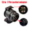 Electric Trailer Truck Towing Converter Tow Bar Plug Adaptor Socket Car Accessories 3