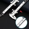 Movable Ruler Vernier Caliper Mini Metal Ruler Key Chain Creative Gift Tool 2