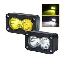 led pod work light for motorcycle truck offroad roof luggage rack, car spotlight white yellow