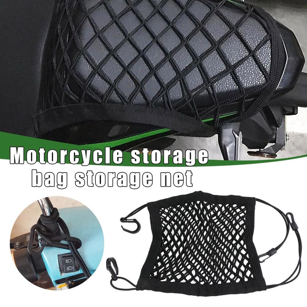 Scooter Mesh Fuel Tank Luggage Motorcycle Helmet Storage Trunk Bag 1