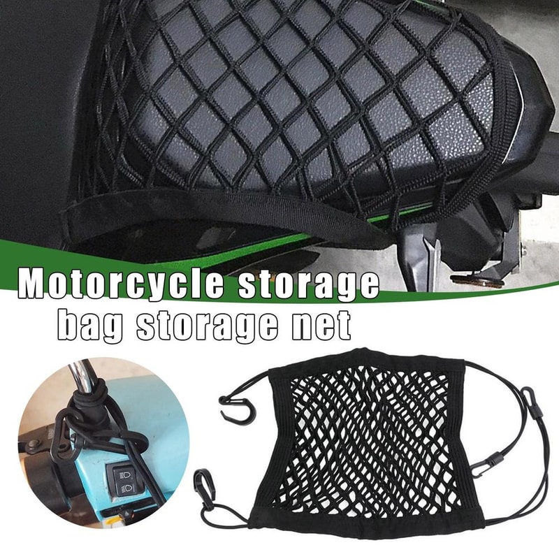 Scooter Mesh Fuel Tank Luggage Motorcycle Helmet Storage Trunk Bag 1