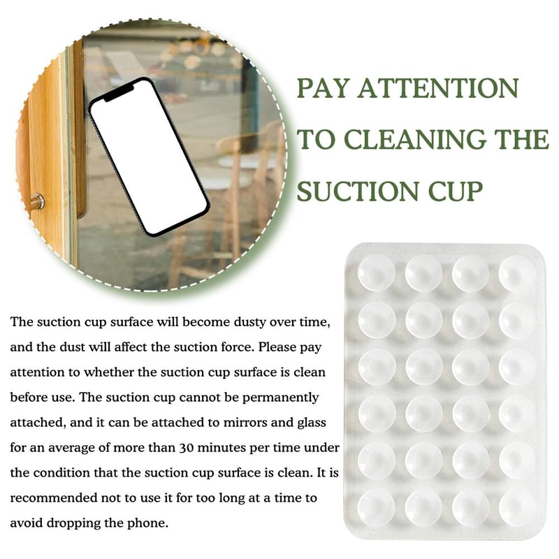Silicone Suction Phone Holder Strong Grip Adhesive AntiSlip HandsFree Mount Sticky Cell Phone Grip 3