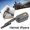 Universal Waterproof Helmet Wiper Electric Rechargeable Visor For Motorcycle Windshields 1