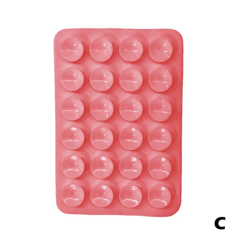 Mobile Phone Fixture Double Side Silicone Suction Pad Silicone Rubber Sucker Pad For Fixed Surface 5