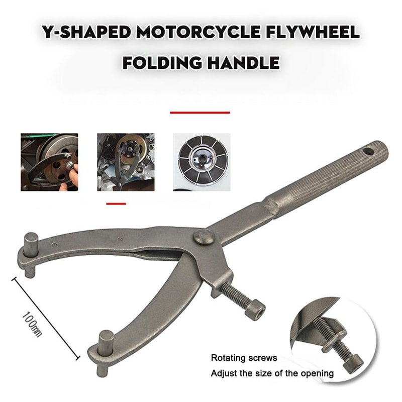Adjustable Ytype ATV Tool Spanner Flywheel Variator Clutch Holder Remover 3