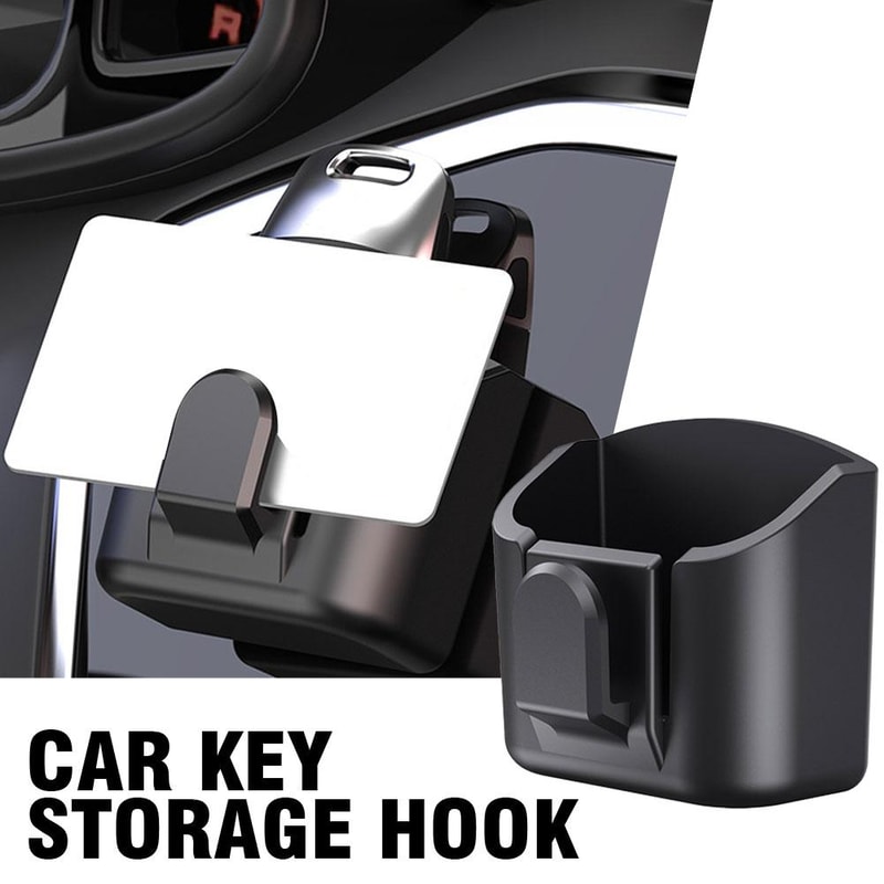 Multifunctional Car Key Storage Box With Nonslip Hook Dashboard Organizer For Keys Cards And Essen 2