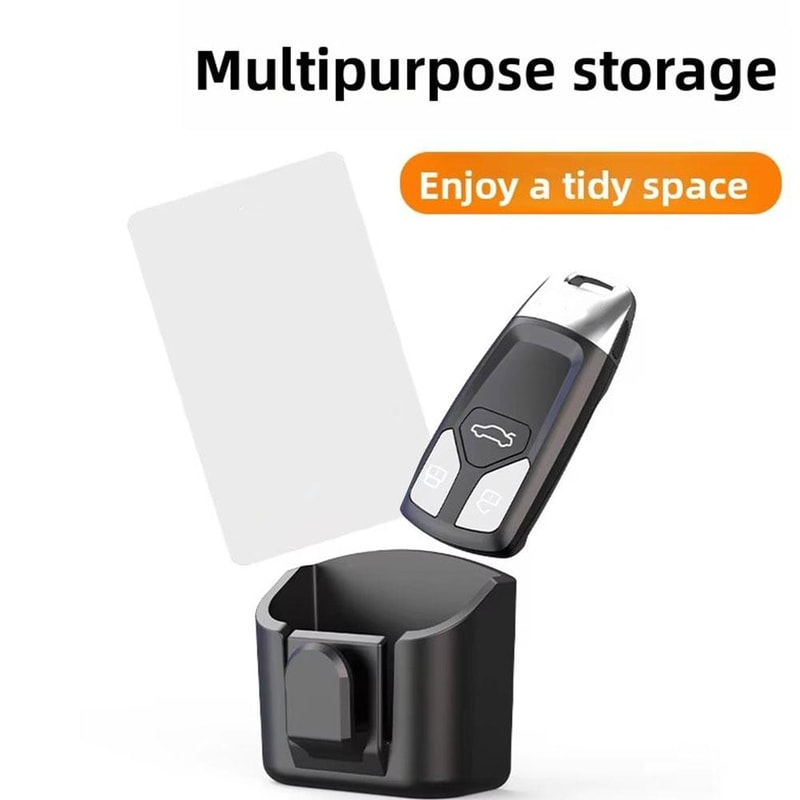 Multifunctional Car Key Storage Box With Nonslip Hook Dashboard Organizer For Keys Cards And Essen 3