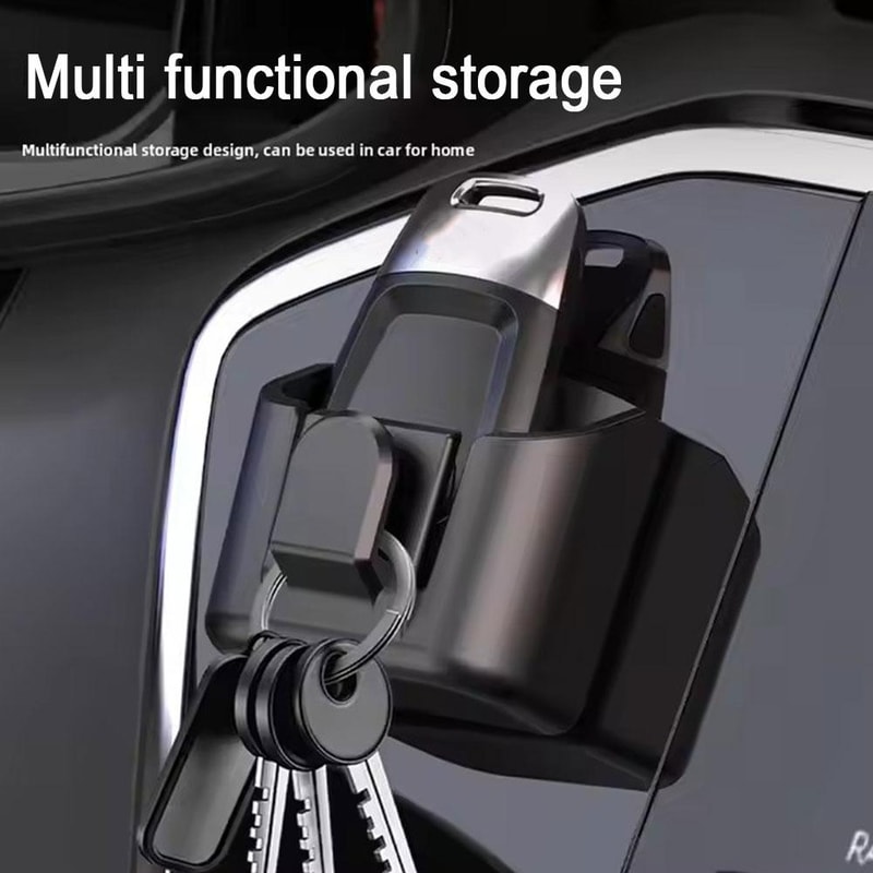 Multifunctional Car Key Storage Box With Nonslip Hook Dashboard Organizer For Keys Cards And Essen 5