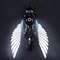 Motorcycle LED Underbody Light Projector Ghost Angel Wings Lights For Motorcycles ATV And More 0