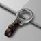 Stylish Leather Keychain Carabiner Pendant Durable Key Ring For Men And Women 4