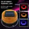 SolarPowered LED Magnetic Warning Light For Vehicles Amber Emergency Beacon With Automatic Sensor 2