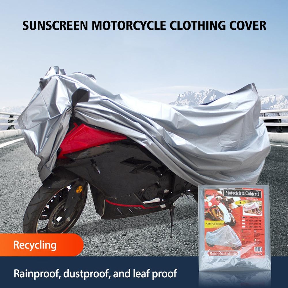 Motorcycle Outdoor Protective Cover Waterproof Bike Scooter UV Dust And Sun Protection Case 2