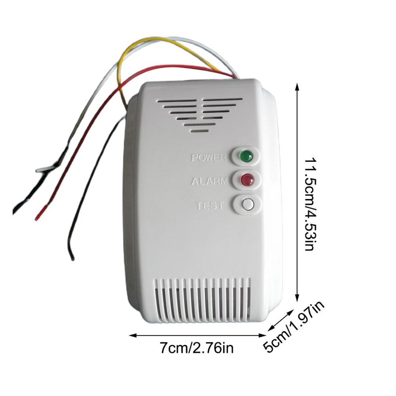 Propane Butane Gas Sensor Alarm For Motor Homes Boats And Vehicles LPG Natural Gas Leak Detector 1