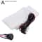 Car Steering Wheel Heater Kit Red LED Carbon Fiber Heating Pad With Wire Harness For Comfortable W 2