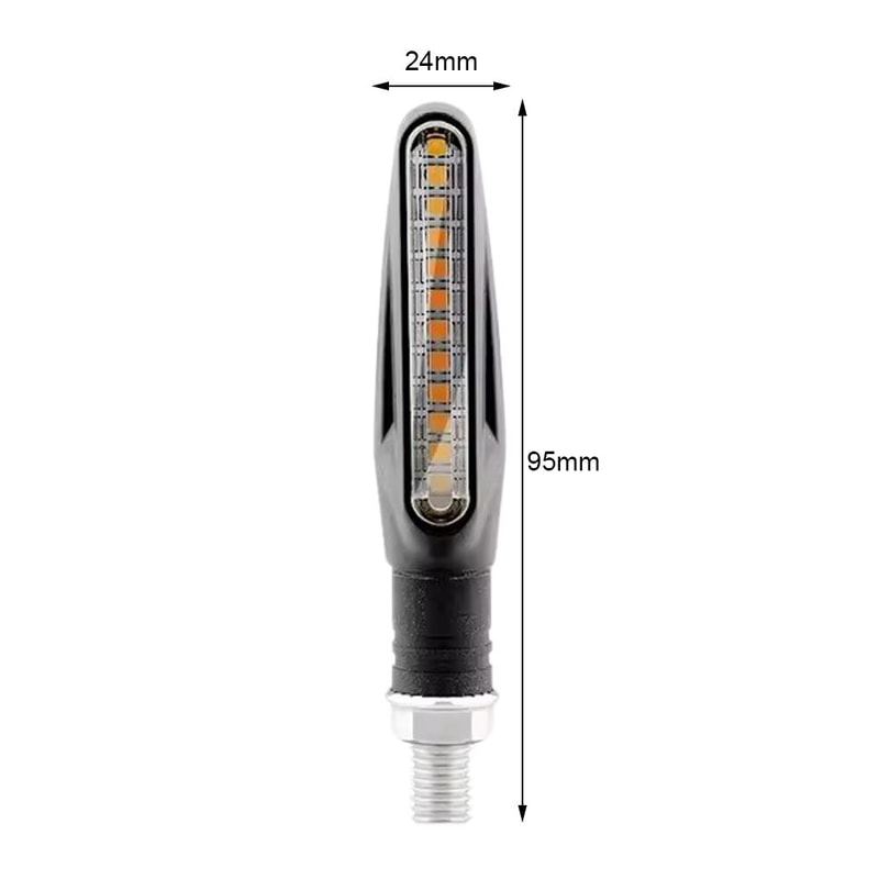Universal Motorcycle LED Turn Signal Lights Daytime Running Indicators EnergyEfficient Durable E 2