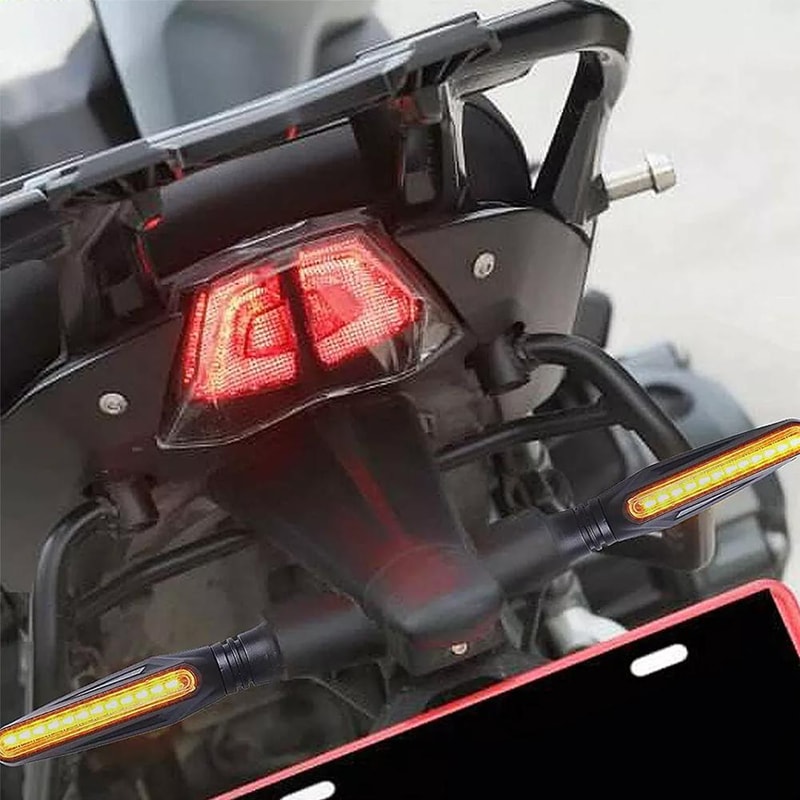 Universal Motorcycle LED Turn Signal Lights Daytime Running Indicators EnergyEfficient Durable E 3