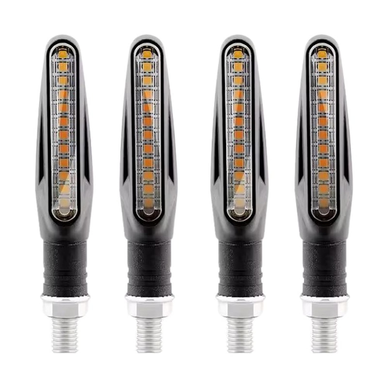 Universal Motorcycle LED Turn Signal Lights Daytime Running Indicators EnergyEfficient Durable E 5