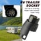Pin Trailer Adapter Socket Waterproof Towing Plug Converter For Car And Truck 3