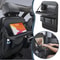 Car Seat Back Organizer With Foldable Table PU Leather Spacious Storage Bag With Multiple Pockets 0